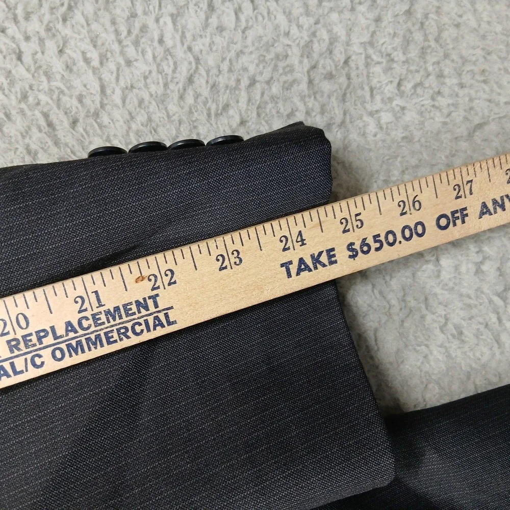 Joseph A Bank Wool Blazer Mens 46R Gray‎ Two Button Classic Sport Coat